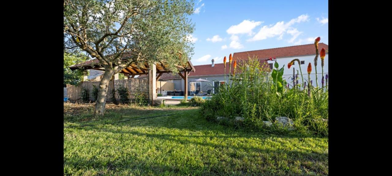 Olive Tree House With Jacuzzi, Wifi And 40M2 Pool Villa Siritovci Luaran gambar